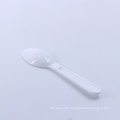 Folding pp white disposable plastic spoon